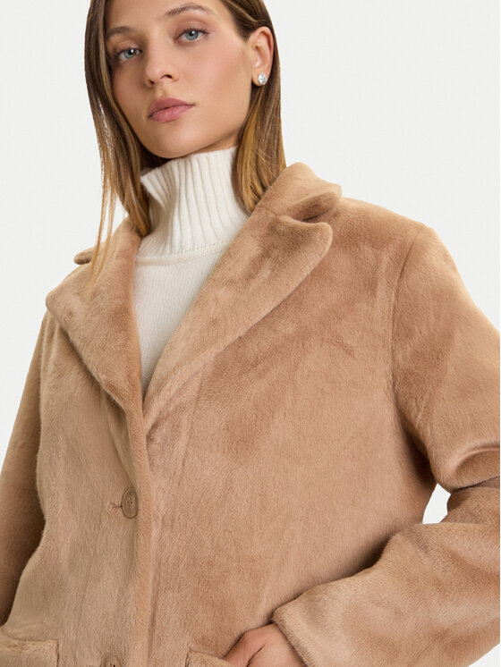 Rinascimento Rinascimento Демісезонний плащ CFC0122205003 Бежевий Regular Fit