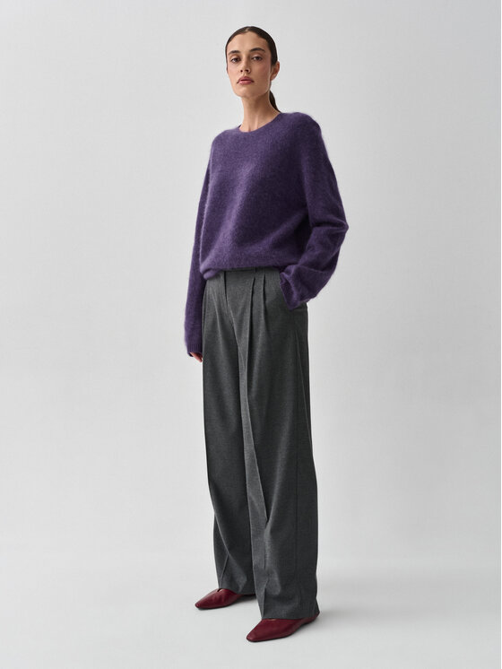 TATUUM TATUUM Sweter ALKORO Fioletowy Classic Fit