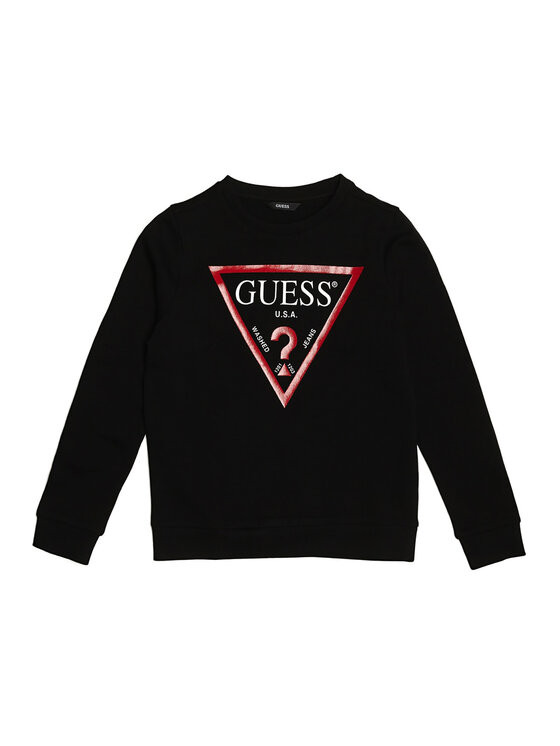 Guess Guess Pulóver L73Q09 KAUG0 Fekete Regular Fit