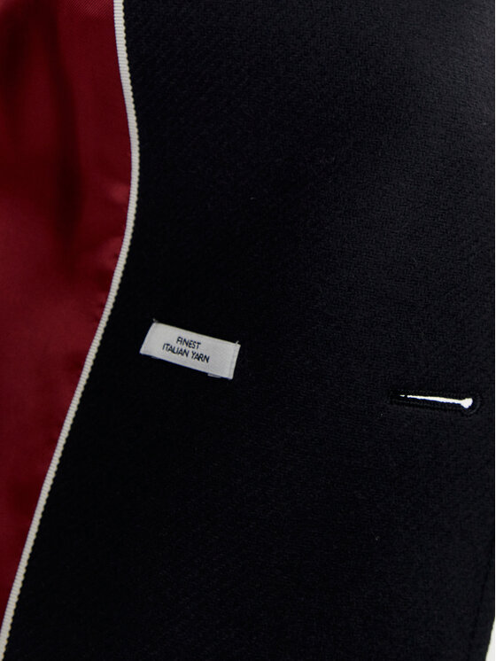 Tommy Hilfiger Tommy Hilfiger Palton de lână WW0WW42732 Bleumarin Regular Fit