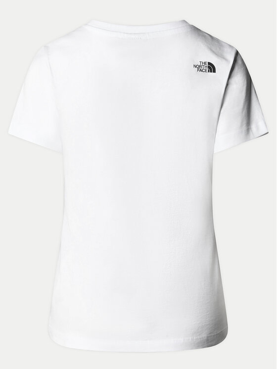 The North Face The North Face T-Shirt Easy NF0A87N6 Bílá Regular Fit