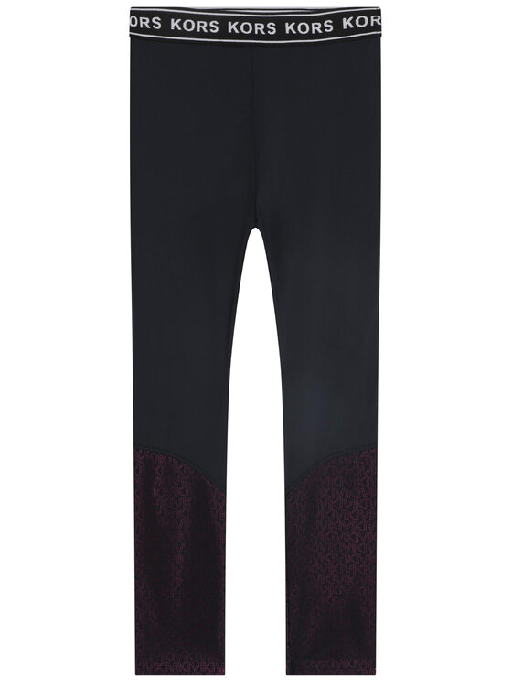 MICHAEL KORS KIDS MICHAEL KORS KIDS Leggings R14152 S Fekete Regular Fit
