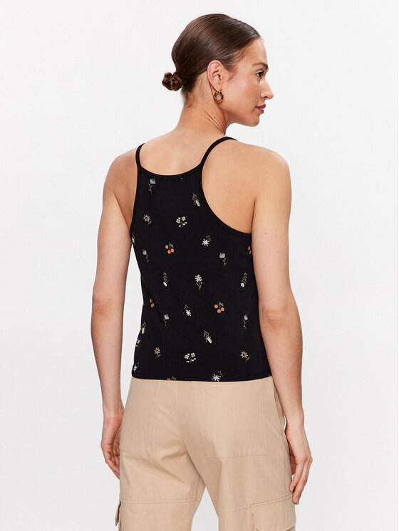 Vans Vans Top Micro Ditsy Halter VN0003M6 Negru Regular Fit