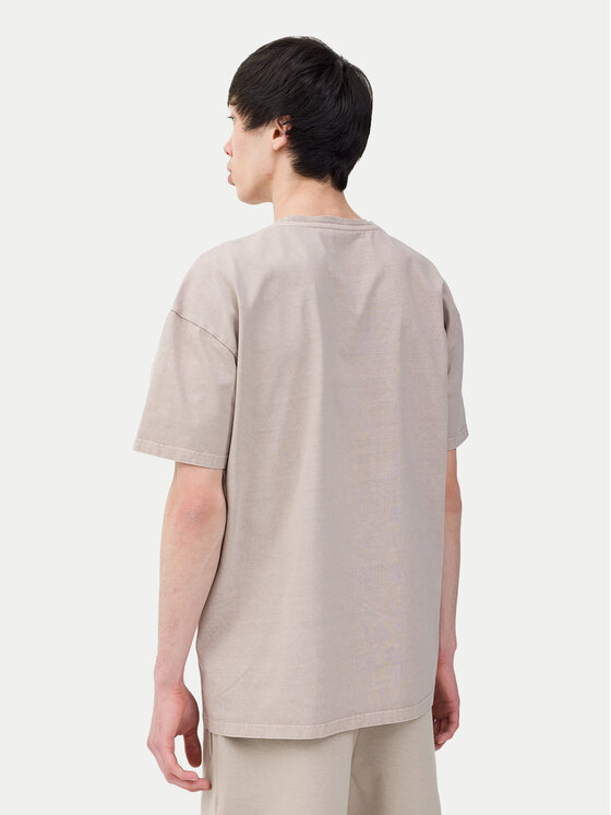 4F 4F T-särk 4FWSS24TTSHM1316 Beež Oversize