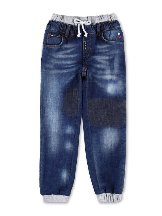 PHILIPP PLEIN PHILIPP PLEIN Jeansy 5947 Granatowy Straight Fit