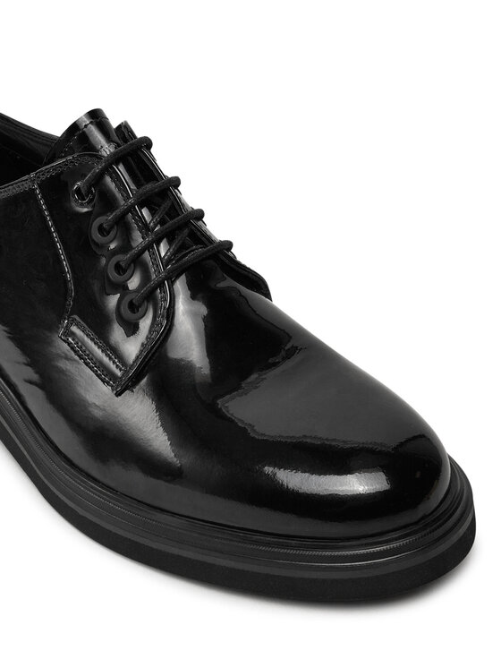 Calvin Klein Calvin Klein Halbschuhe Postman Derby Pat HM0HM01685 Schwarz