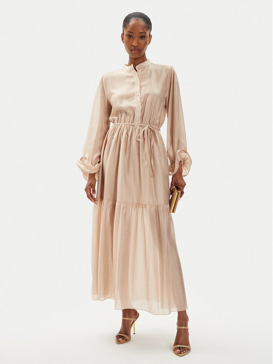 Dixie Dixie Rochie de zi A319J075 Bej Regular Fit