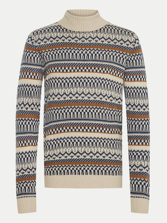 Blend Blend Rollkragenpullover 20717264 Beige Regular Fit