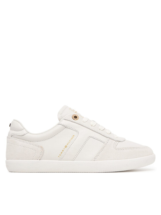Tommy Hilfiger Tommy Hilfiger Sneakersy Th Tribeca Sneaker Premium FW0FW09483 Krémová