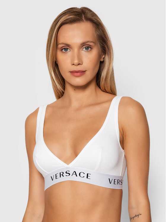 VERSACE GRECA BORDER BRALETTE RED/GOLD – Enzo Clothing Store