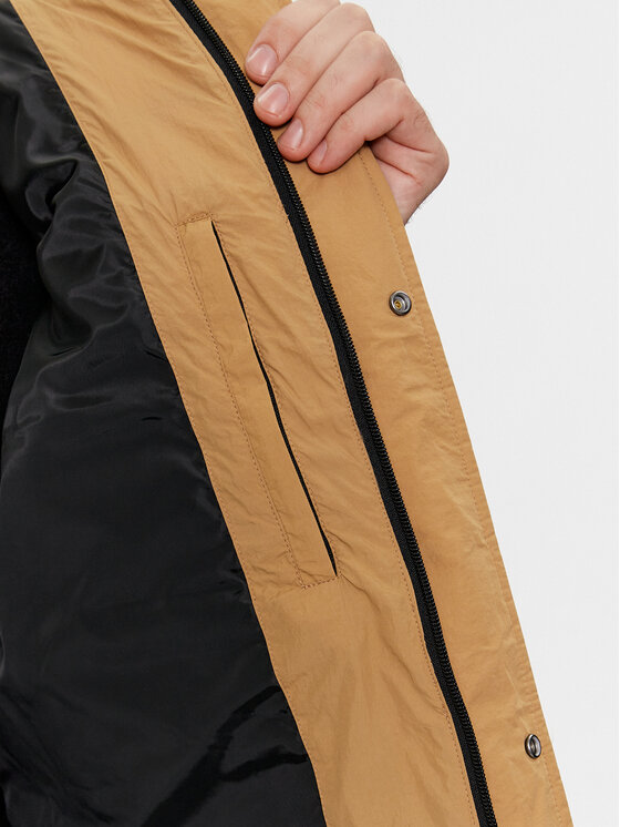 Calvin Klein Calvin Klein Zimska jakna Crinkle K10K112228 Bež Regular Fit