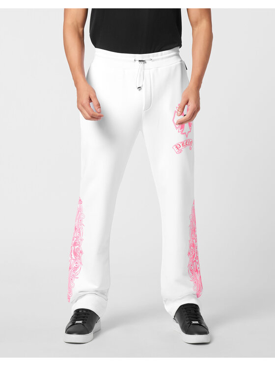 PHILIPP PLEIN PHILIPP PLEIN Spodnie dresowe 25983 Różowy Jogger Fit