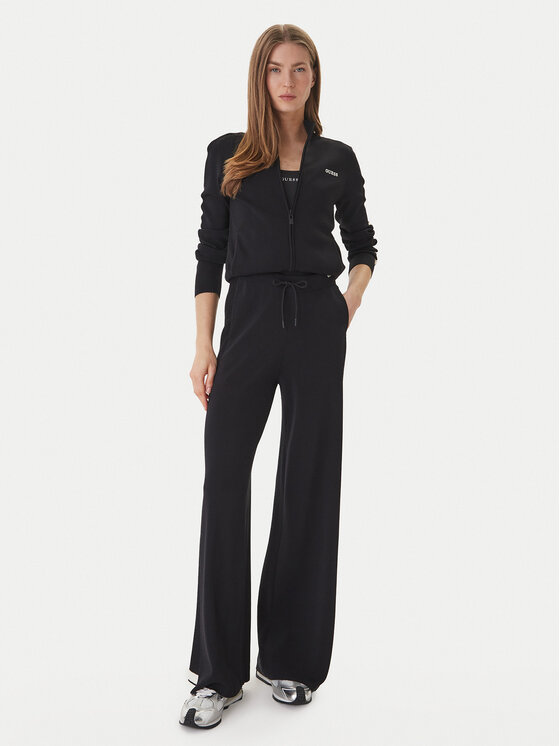 Guess Guess Pletene hlače V6GB06 Z0651 Črna Regular Fit