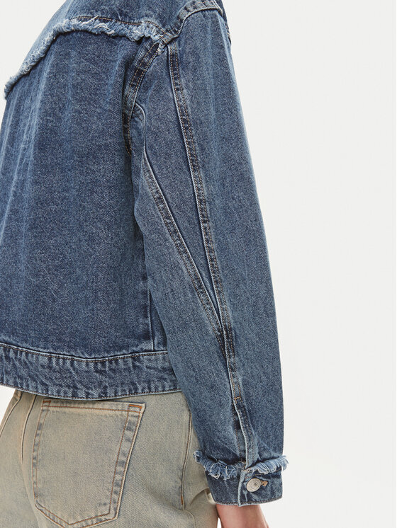 Pieces Pieces Traper jakna Alfi 17148808 Plava Regular Fit