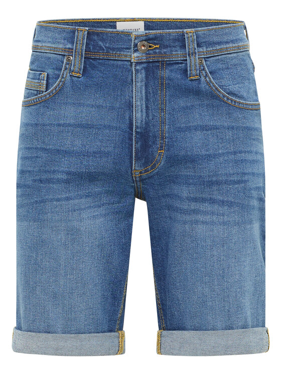 Mustang Mustang Pantaloncini di jeans WASHINGTON Blu Regular Fit