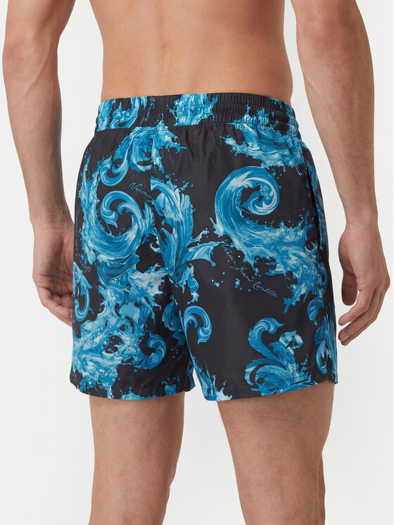 Versace Jeans Versace Jeans Спортни шорти 80GAD11D Черен Regular Fit