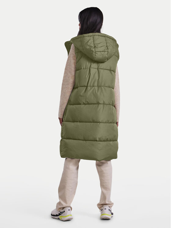 Pieces Pieces Sportski prsluk Bee 17117414 Kaki Regular Fit