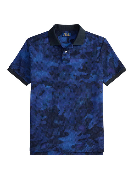 Polo Ralph Lauren Polo Ralph Lauren T-shirt 710P04010001 Tamnoplava Custom Slim Fit