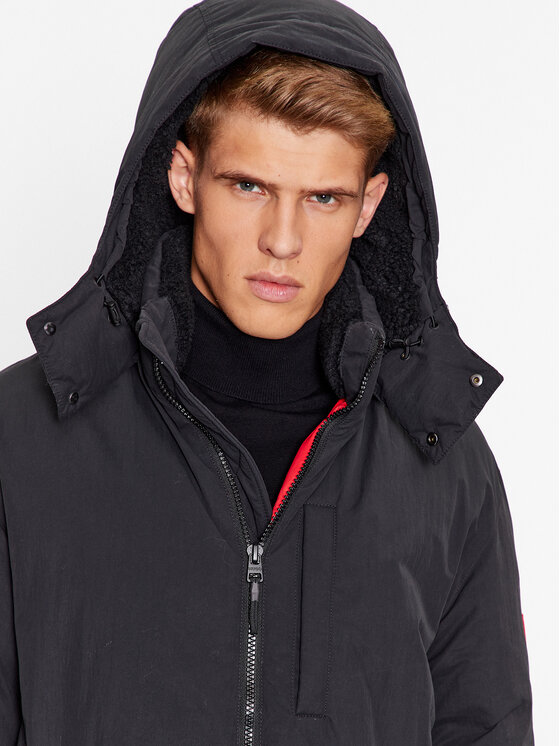 HUGO Hugo Куртка парка Munkon 50495817 Чорний Regular Fit