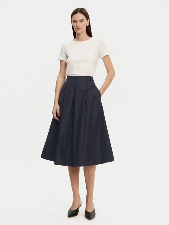 MAX&Co. MAX&Co. Trapéz szoknya Oca 2516101012200 Sötétkék Regular Fit