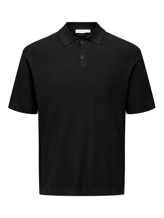 Only & Sons Only & Sons Polo Tony 22033571 Crna Regular Fit