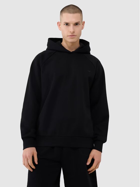 4F 4F Felpa 4FWSS25TSWSU1547-20S Nero Oversize