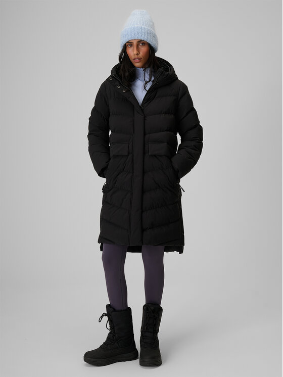 4F 4F Płaszcz zimowy CITY JACKETS Czarny Regular Fit