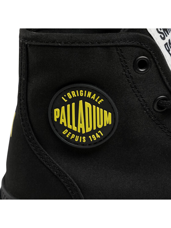 Palladium Palladium Trapery Pampa Hi Smiley Be Kind 77079-008-M Czarny