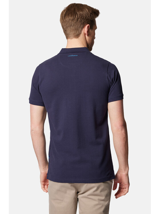 Lancerto Lancerto Polo Jakob PO073124000008 Granatowy Regular Fit