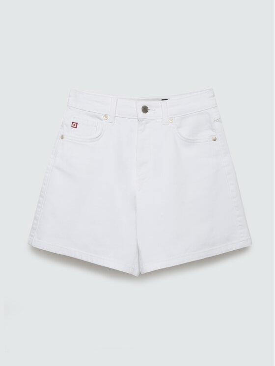 BIG STAR BIG STAR Szorty jeansowe SOLEIL Biały Regular Fit