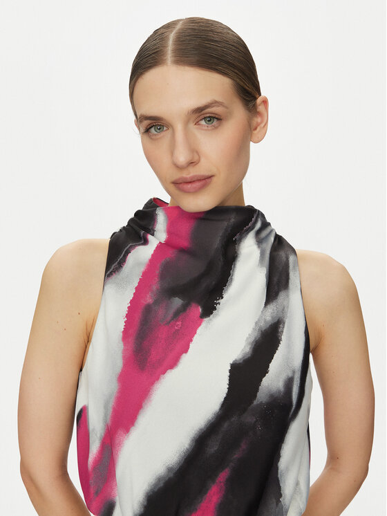 DKNY DKNY Koktejlové šaty P4JBNZ22 Barevná Regular Fit