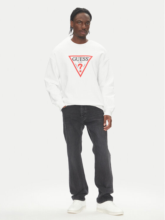 Guess Jeans Guess Jeans Світшот M4YQ21 K9V31 Білий Oversize