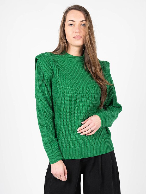 Silvian Heach Silvian Heach Πουλόβερ PGA22137LU Πράσινο Oversize