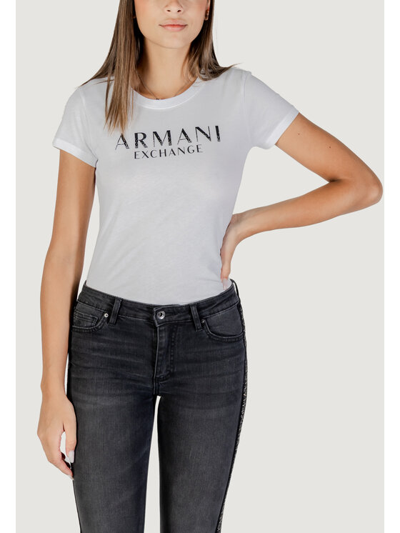 Armani Exchange Armani Exchange T-shirt XW001351 AF17172 Bianco Casual Fit