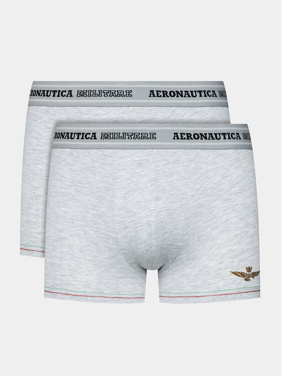 Aeronautica Militare Aeronautica Militare Набір з 2 пар боксерів AM1UBX004 Сірий