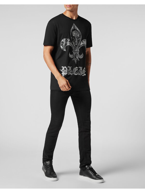 PHILIPP PLEIN PHILIPP PLEIN T-Shirt 22841 Czarny Regular Fit