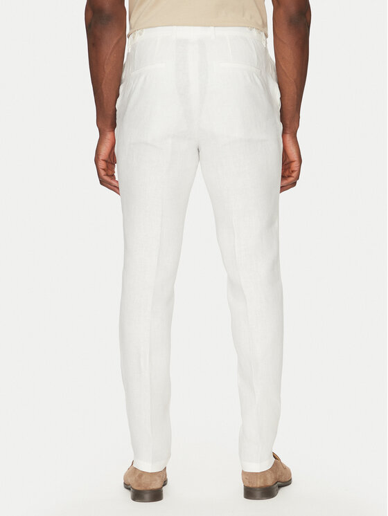 BOSS BOSS Stoffhose C-Genius 50540518 Weiß Slim Fit