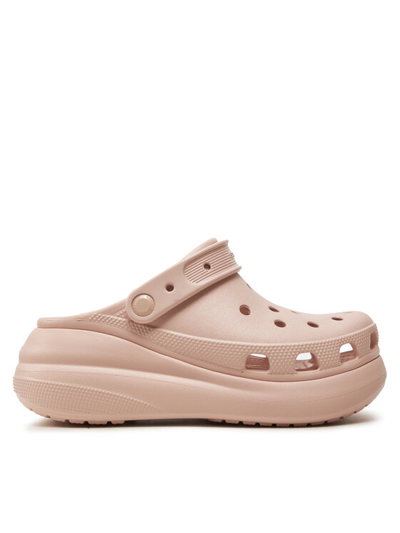 Crocs Iešļūcenes Classic Crush Clog 207521 Rozā