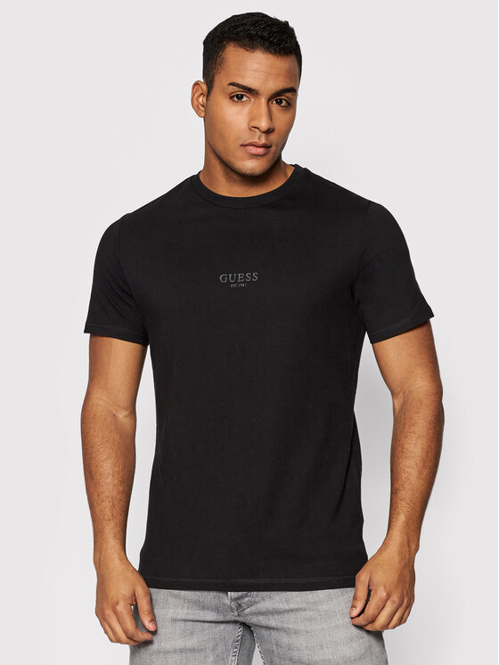 Guess Guess T-Shirt M2GI10 I3Z11 Czarny Slim Fit