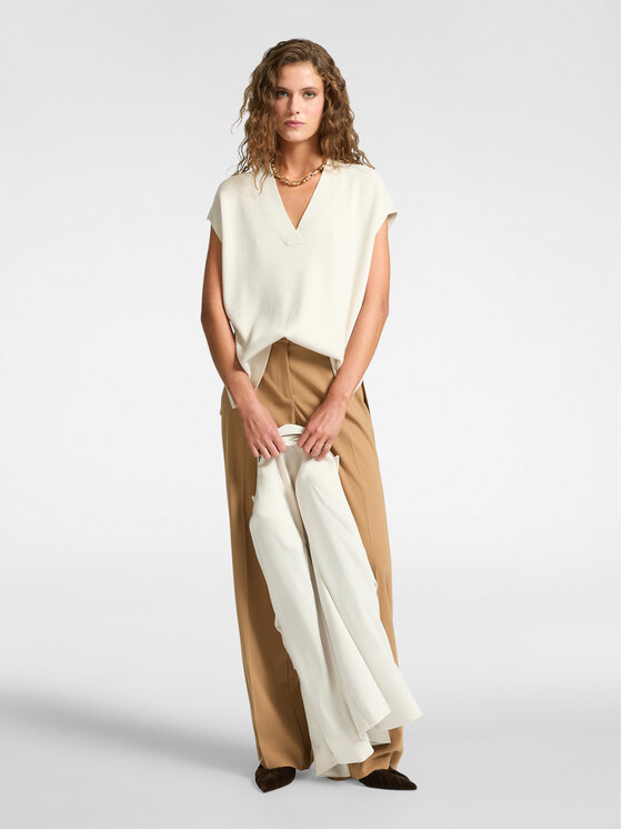 Elena Mirò Elena Mirò Maglione M445Z000583N002 Bianco Regular Fit