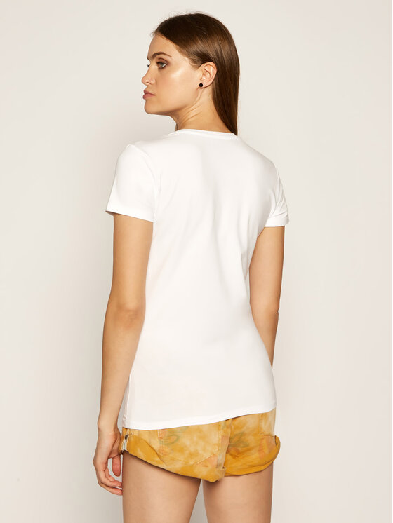 Guess Guess T-shirt Angelika W0YI0L J1300 Bianco Slim Fit