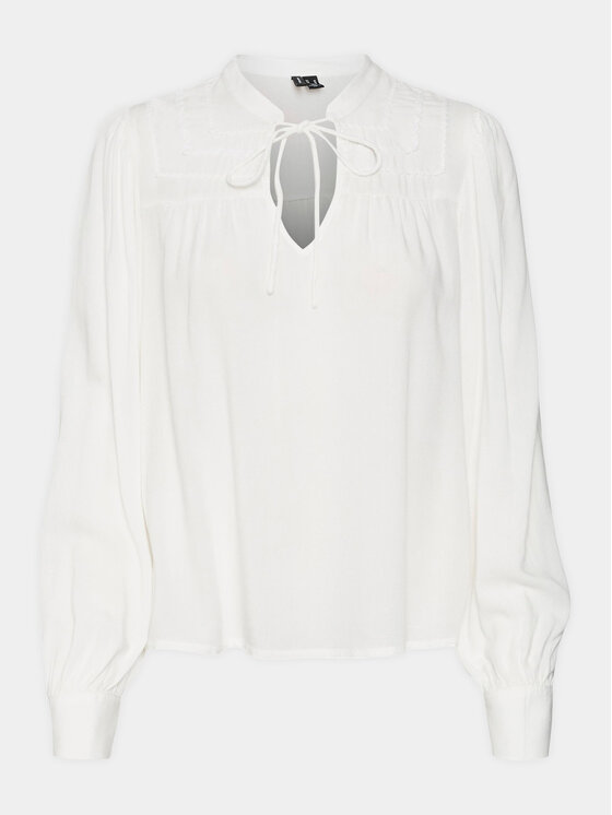 Vero Moda Vero Moda Majica Bumpy 10300602 Bijela Regular Fit