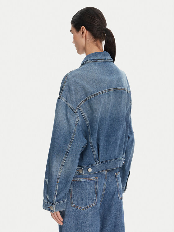 PINKO PINKO Farmer kabát Gaborone 104644 Kék Regular Fit