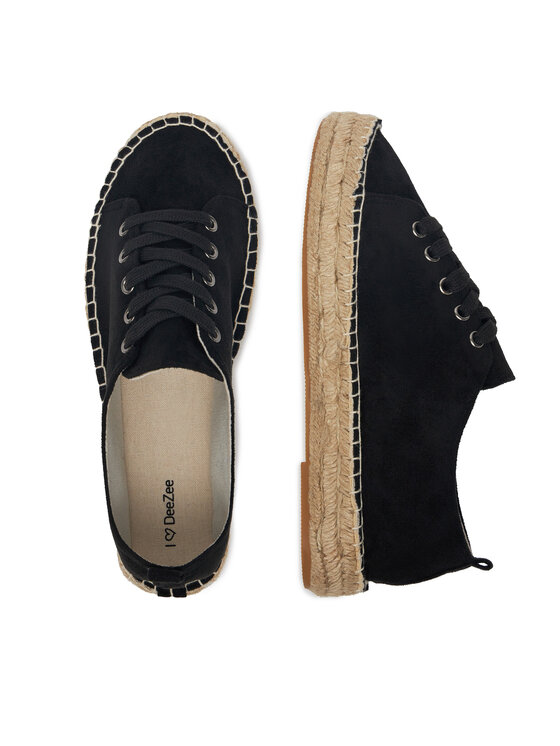 DeeZee DeeZee Espadryle ZF230819 Czarny