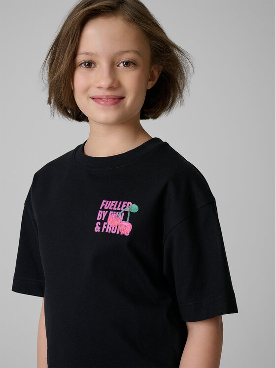 4F 4F T-Shirt JELLIFICATION Czarny Loose Fit