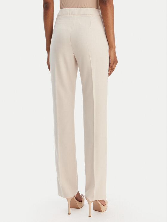 Marella Marella Chino Trofeo 2615131081 Écru Slim Fit