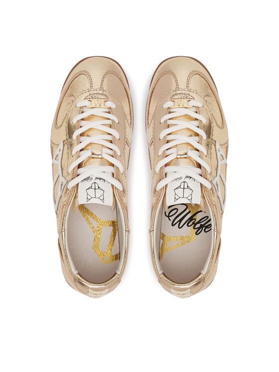 Naked Wolfe Naked Wolfe Sneakers Exposure Crinkle Goldfarben