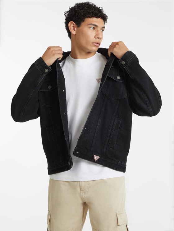 Guess Guess Kurtka przejściowa 170133 Czarny Classic Fit