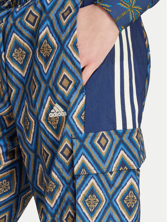 adidas adidas Παντελόνι φόρμας FARM Rio Premium IV9760 Σκούρο μπλε Loose Fit