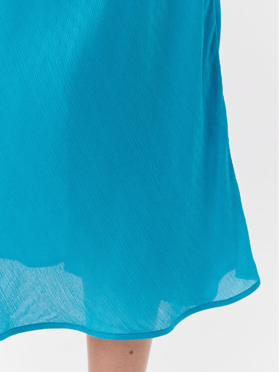 Herskind Herskind Midi sukně Tween 4848953 Světle modrá Regular Fit
